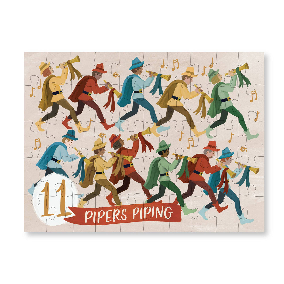 12 Days of Christmas Mini Jigsaw Puzzle Set, 50 Pieces Each | 1Canoe2 - Jigsaw Puzzles - The Puzzle Center