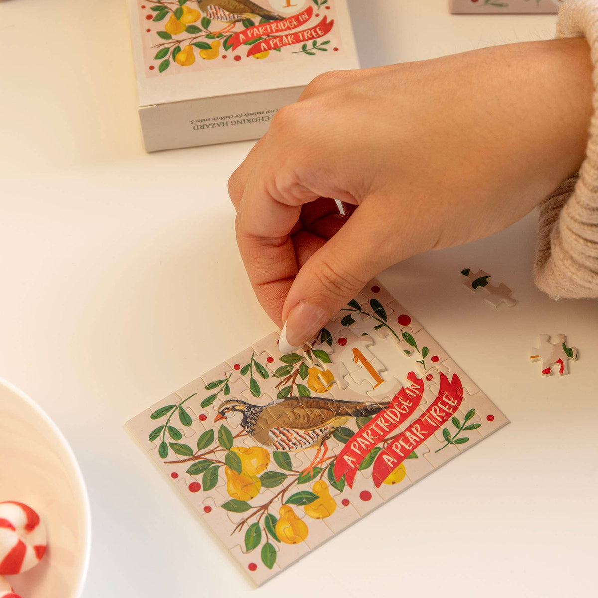 12 Days of Christmas Mini Jigsaw Puzzle Set, 50 Pieces Each | 1Canoe2 - Jigsaw Puzzles - The Puzzle Center