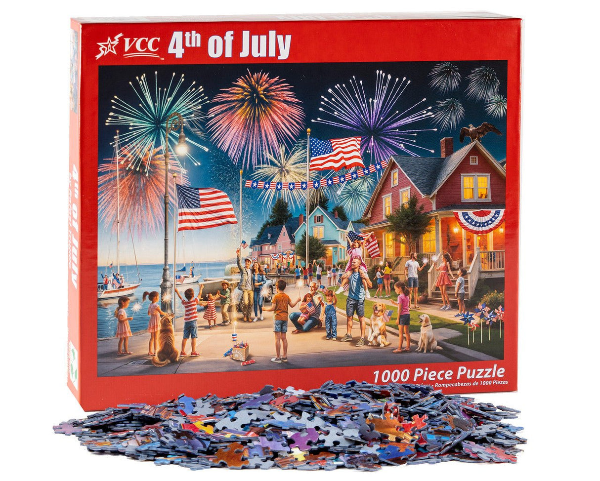 4th of July 1000 Piece Jigsaw Puzzle | Vermont Christmas Co - Jigsaw Puzzles - The Puzzle Center