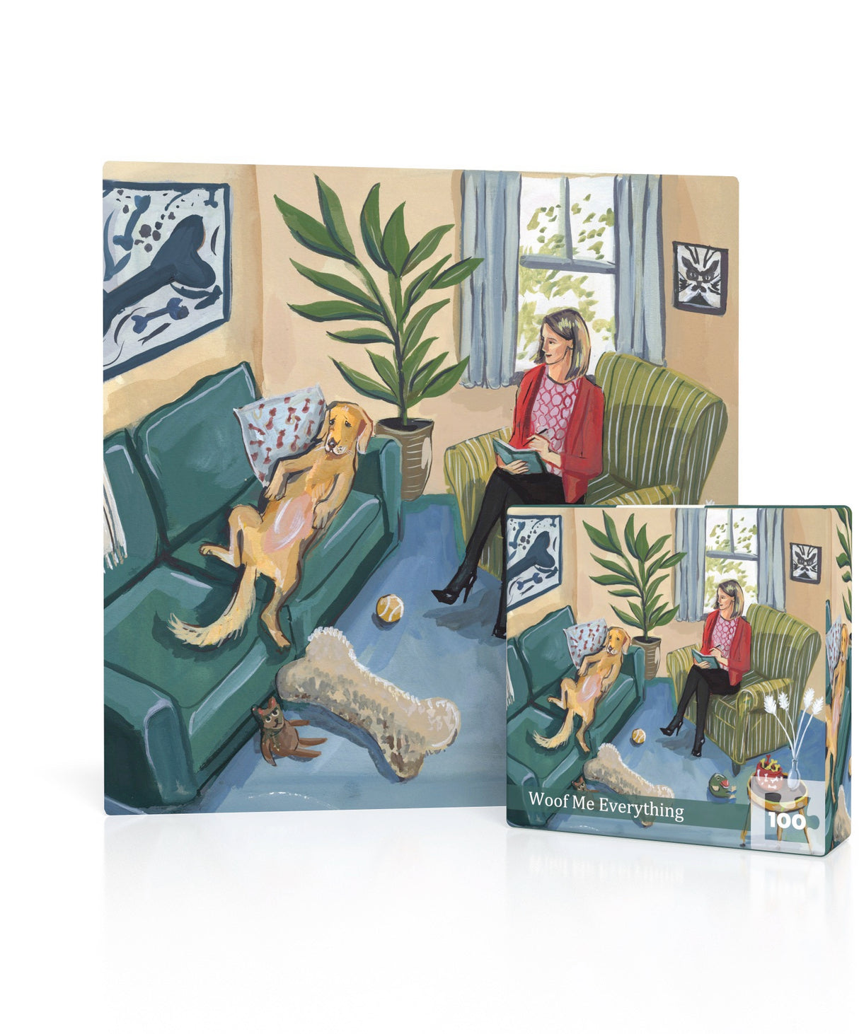 Woof Me Everything Mini 100 Piece Jigsaw Puzzle | New York Puzzle Company