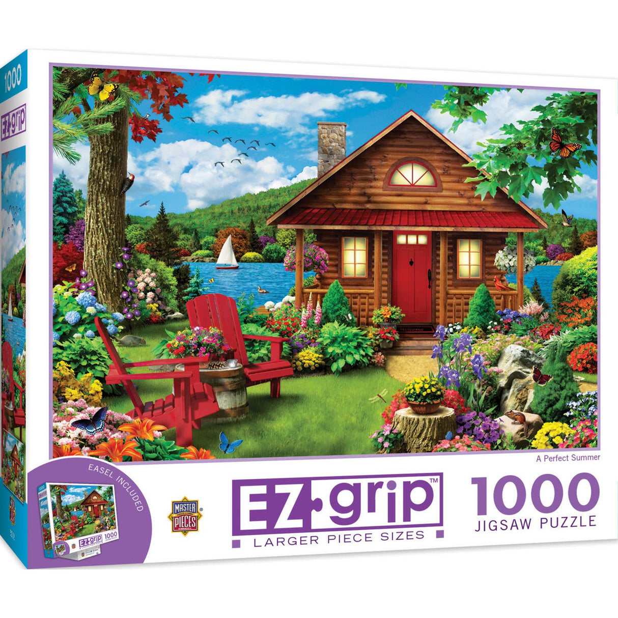 A Perfect Summer 1000 Piece Puzzle EZ Grip by Masterpieces - Masterpieces Puzzles - Jigsaw Puzzles - The Puzzle Center -