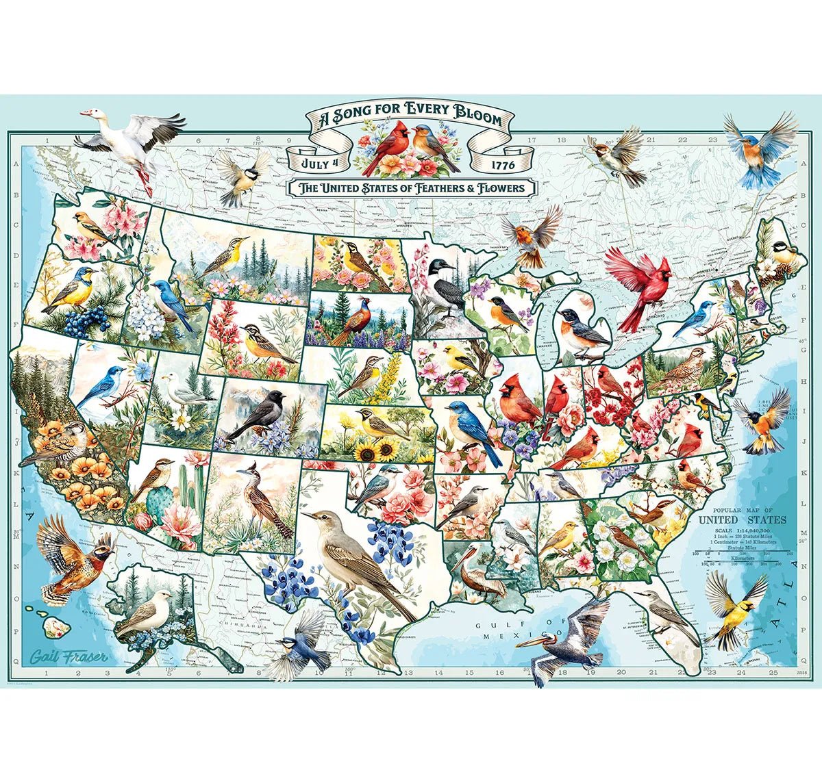 A Song for Every Bloom 300 Piece Jigsaw Puzzle | Eurographics - Jigsaw Puzzles - The Puzzle Center
