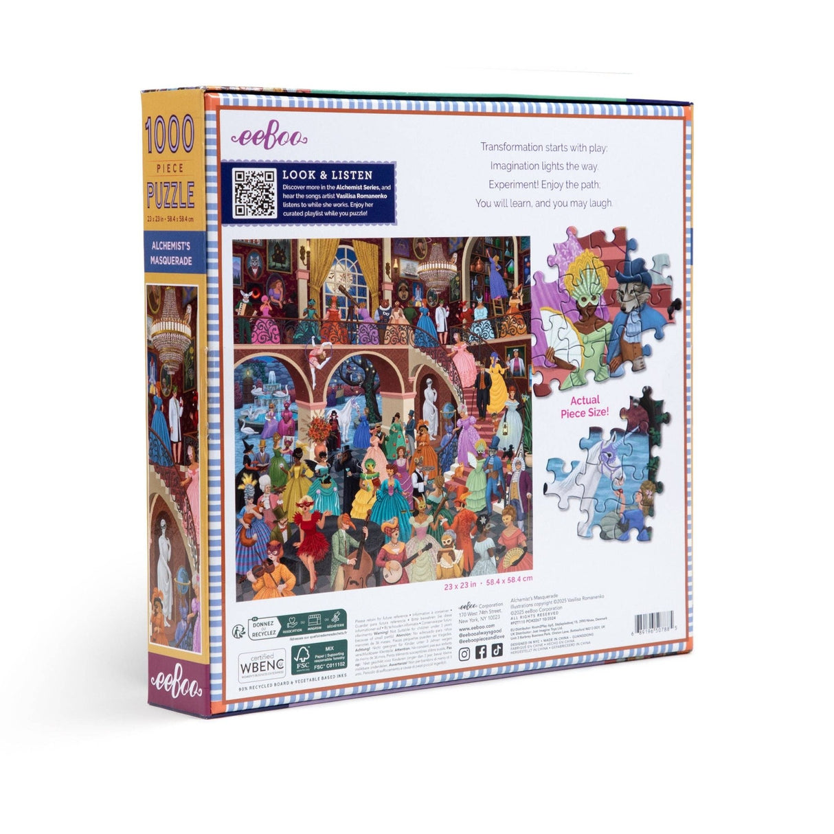Alchemist's Masquerade 1000 Piece Jigsaw Puzzle | eeBoo - Jigsaw Puzzles - The Puzzle Center