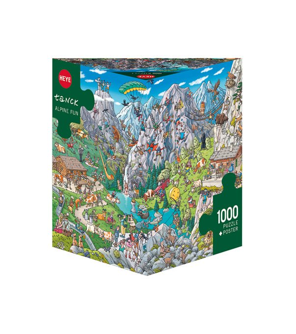 Alpine Fun Tanck 1000 Piece Jigsaw Puzzle | Heye - Jigsaw Puzzles - The Puzzle Center