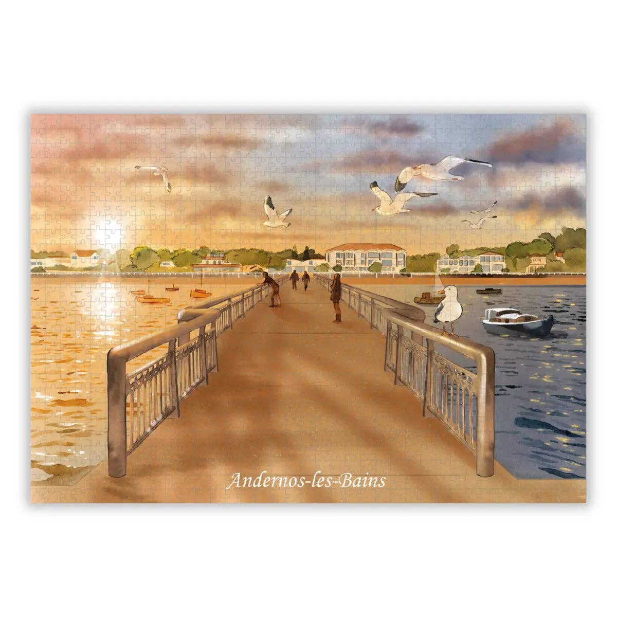 Andernos les Bains 1000 Piece Jigsaw Puzzle | Aparté - Jigsaw Puzzles - The Puzzle Center