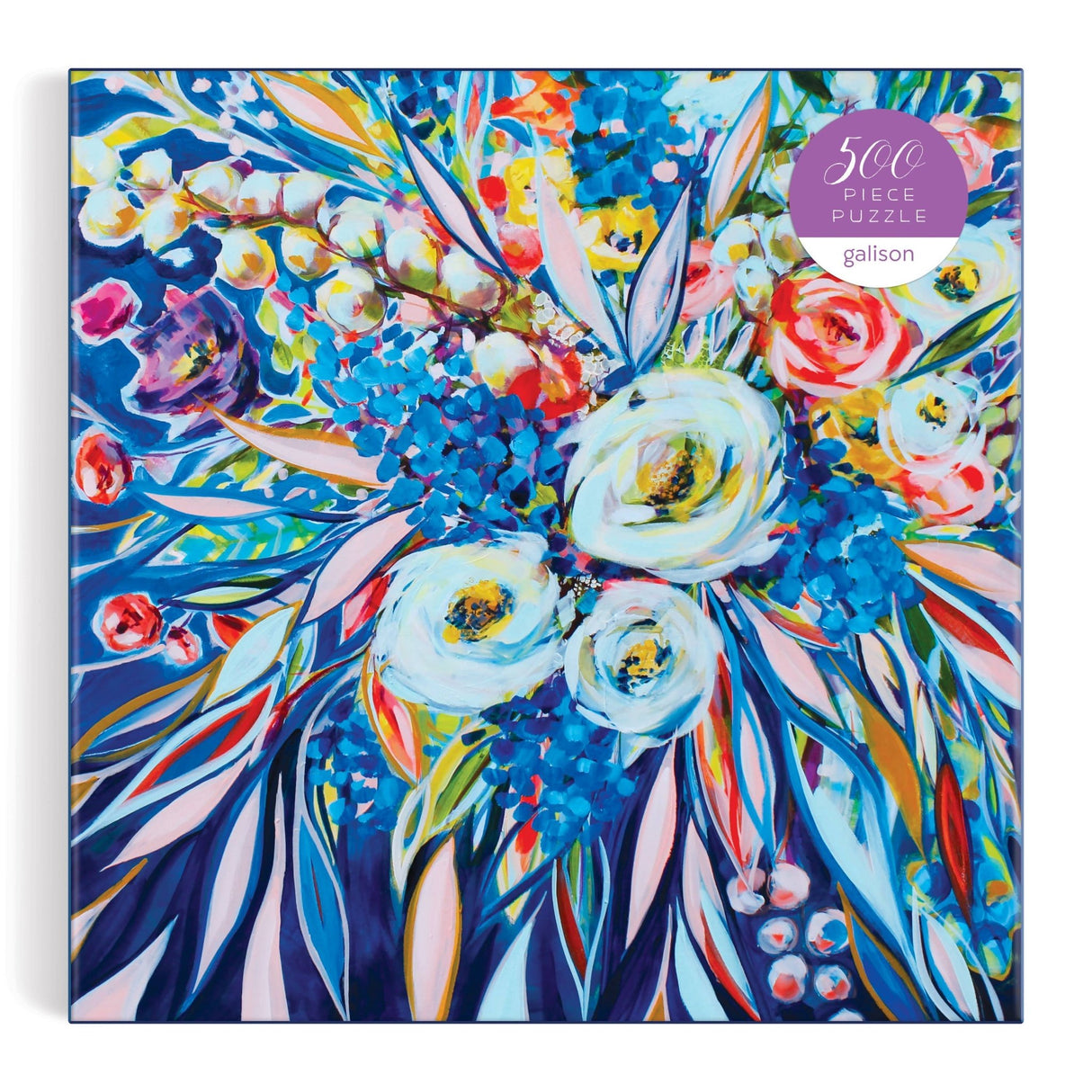 Artful Blooms 500 Piece Puzzle by Galison - Galison - Jigsaw Puzzles - The Puzzle Center -