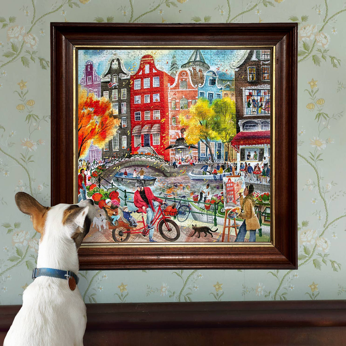 Artists in Amsterdam 1000 Piece Jigsaw Puzzle | eeBoo - Jigsaw Puzzles - The Puzzle Center