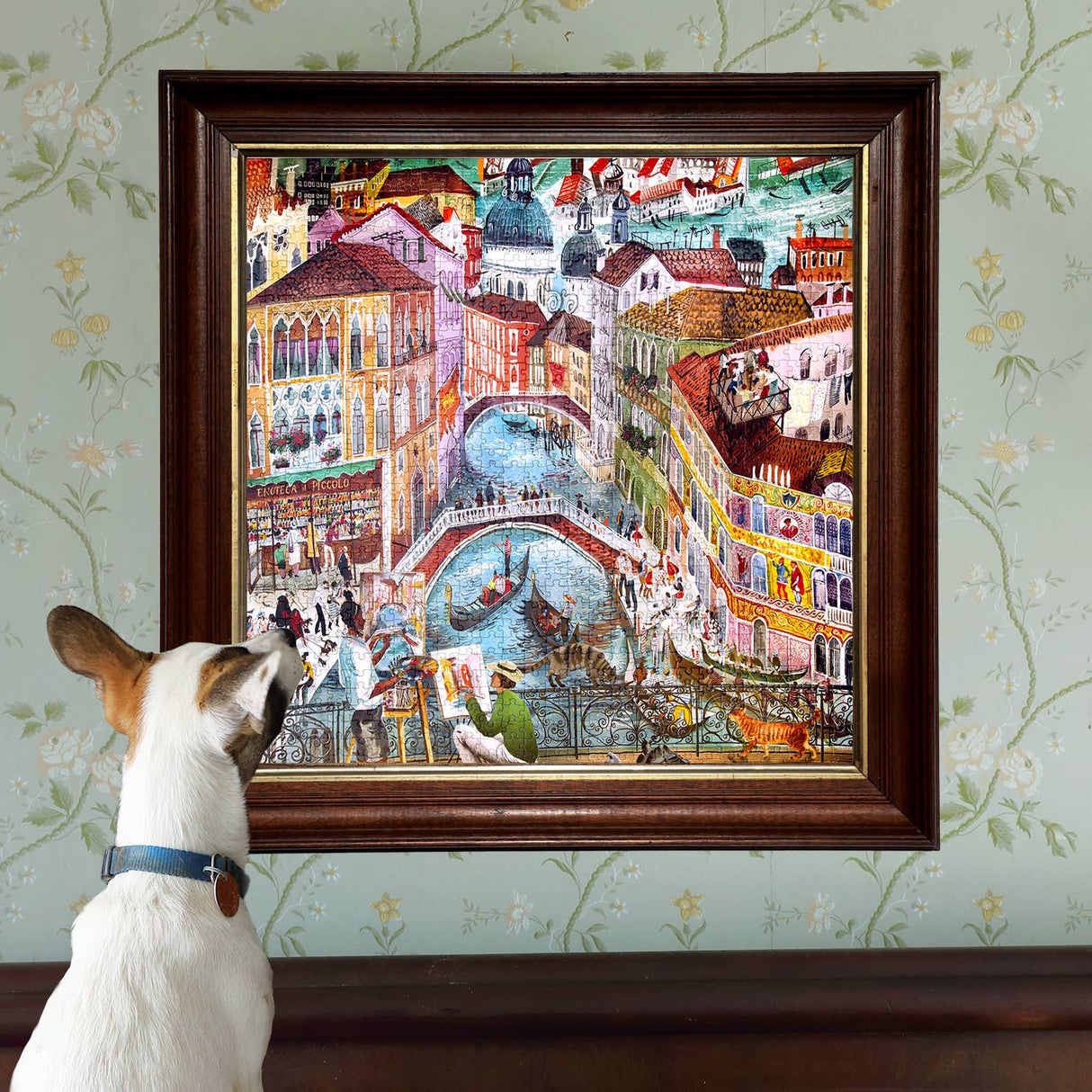 Artists in Venice 1000 Piece Jigsaw Puzzle | eeBoo - Jigsaw Puzzles - The Puzzle Center