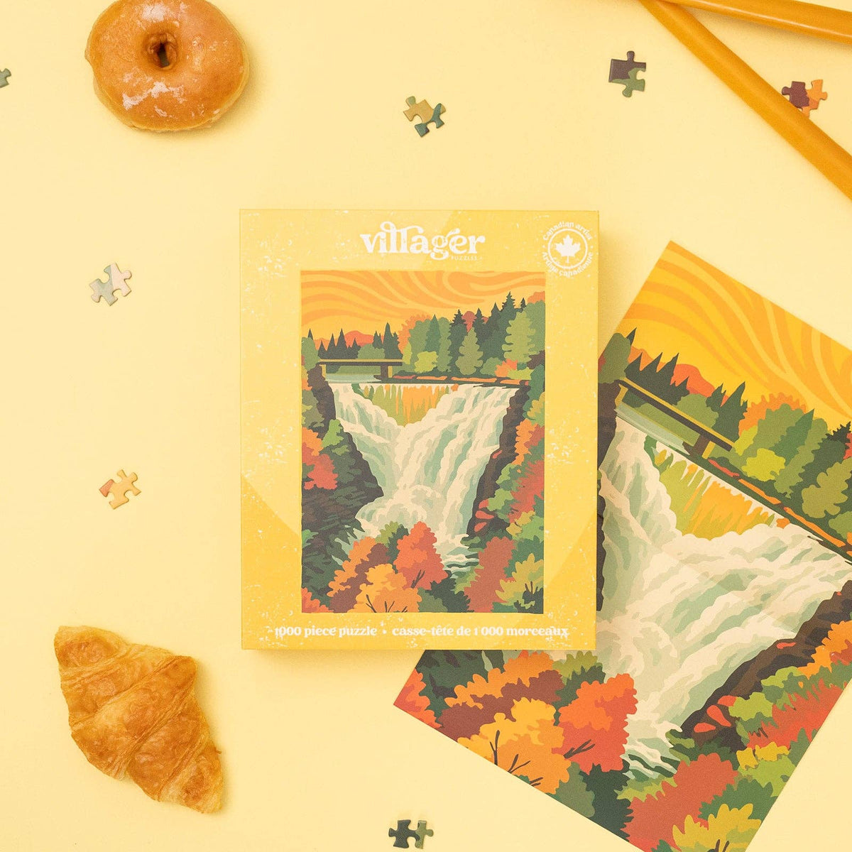 Autumn Cascade 1000 Piece Jigsaw Puzzle | Villager - Jigsaw Puzzle - The Puzzle Center