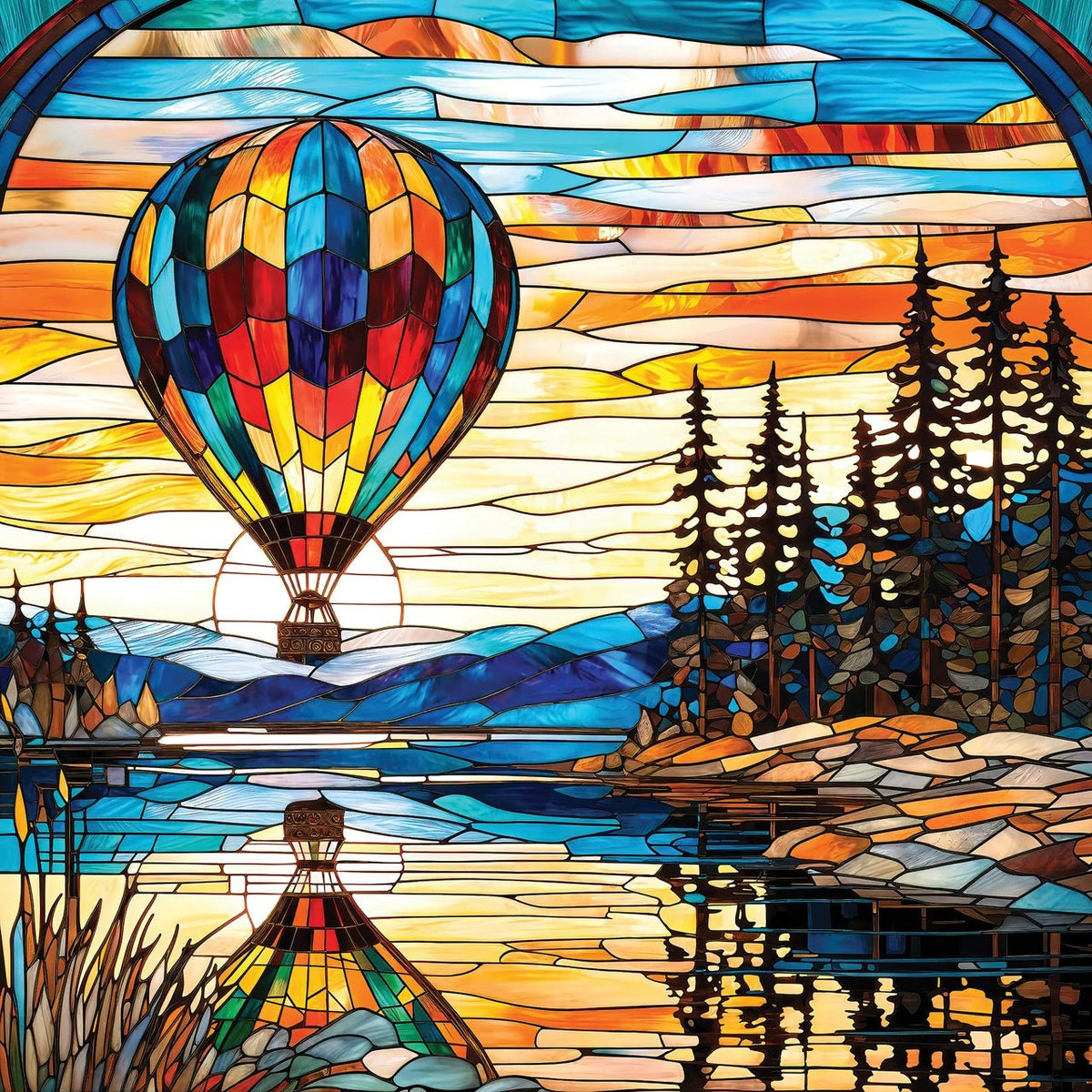 Balloon Reflections 500 Piece Jigsaw Puzzle | Springbok Puzzles - Jigsaw Puzzles - The Puzzle Center