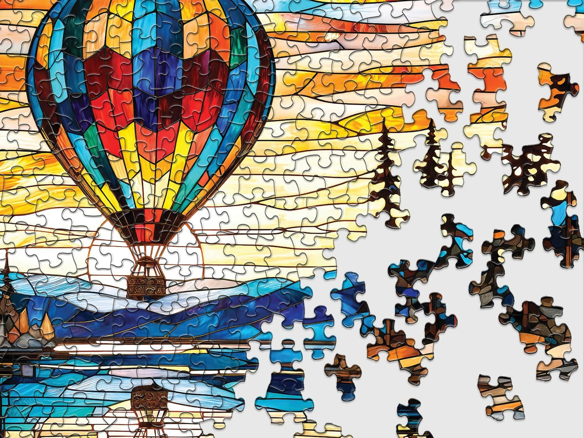 Balloon Reflections 500 Piece Jigsaw Puzzle | Springbok Puzzles - Jigsaw Puzzles - The Puzzle Center
