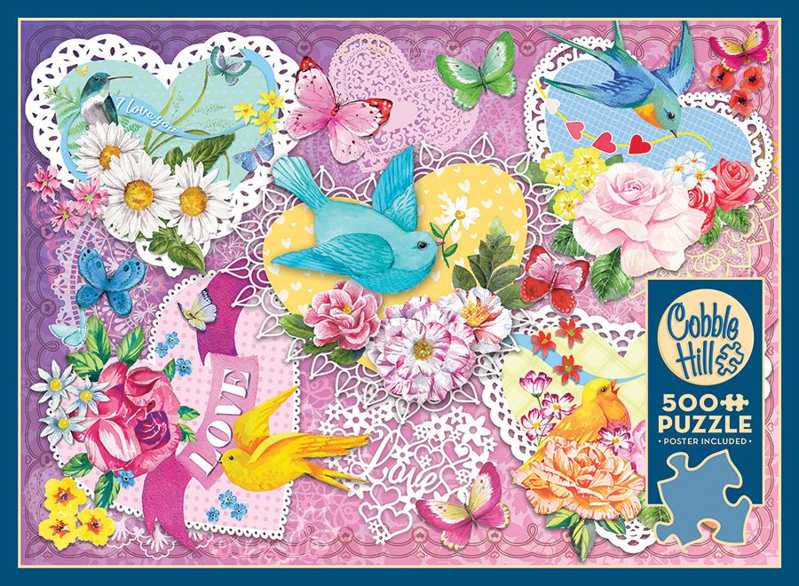 Be Mine 500 Piece Jigsaw Puzzle | Cobble Hill - Jigsaw Puzzles - The Puzzle Center