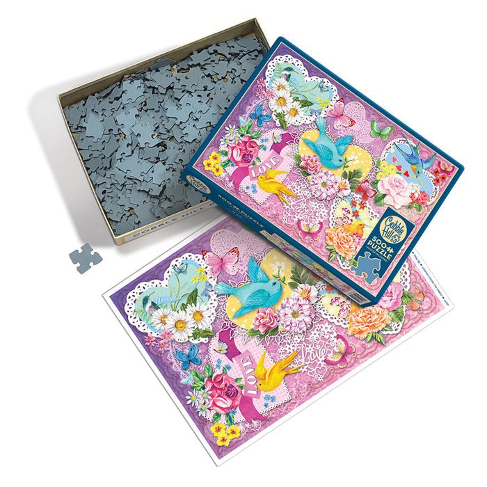 Be Mine 500 Piece Jigsaw Puzzle | Cobble Hill - Jigsaw Puzzles - The Puzzle Center
