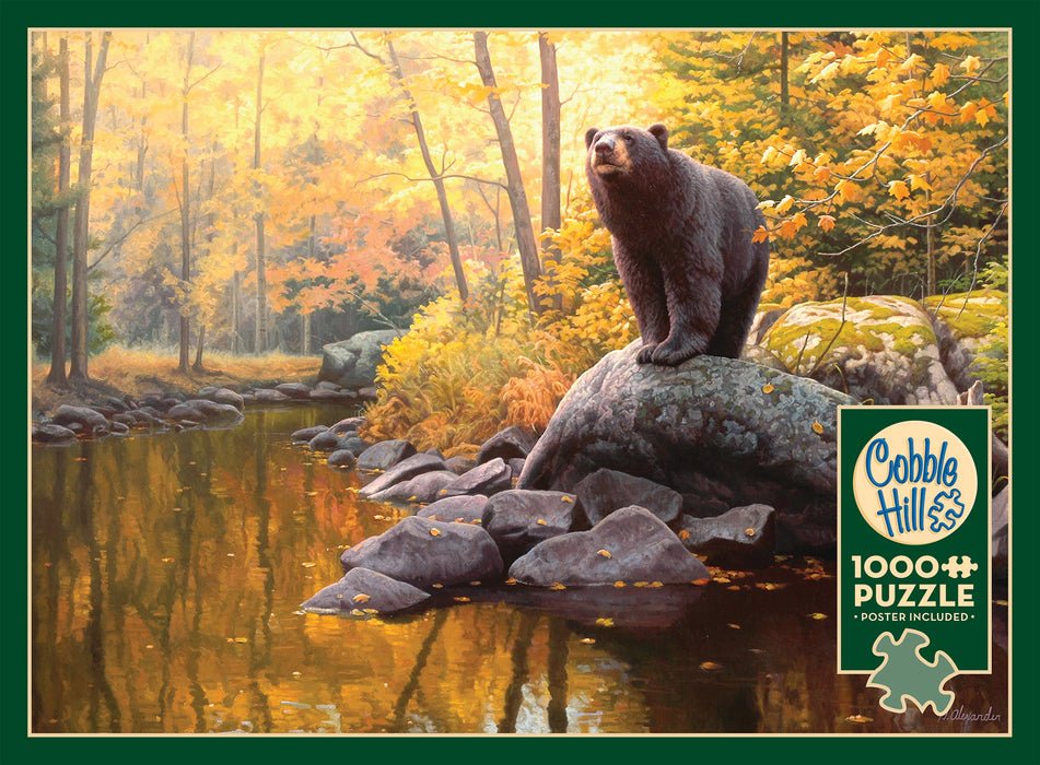 Black Bear Pond 1000 Piece Jigsaw Puzzle | Cobble Hill - Jigsaw Puzzles - The Puzzle Center