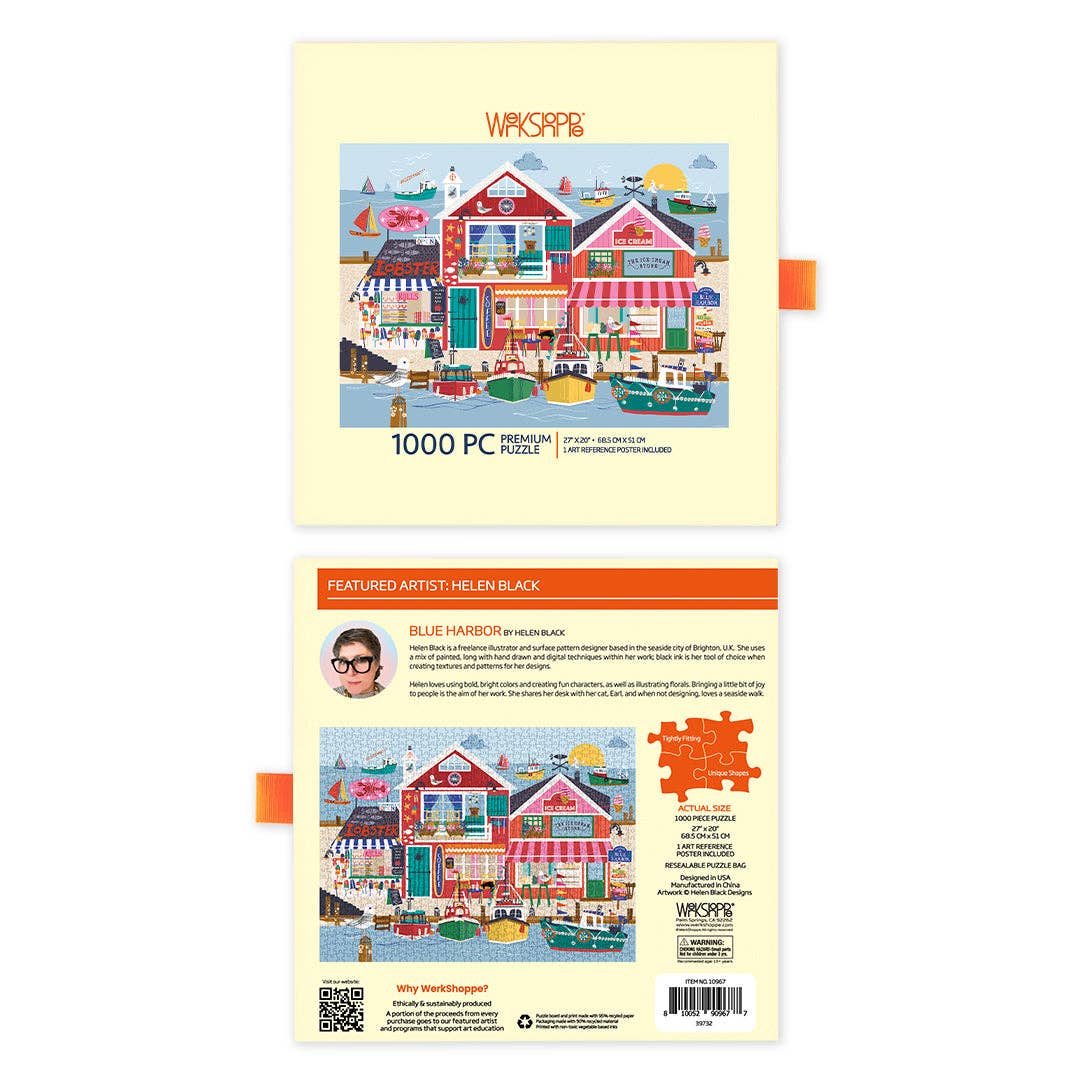 Blue Harbor 1000 Piece Jigsaw Puzzle | WerkShoppe - Jigsaw Puzzles - The Puzzle Center