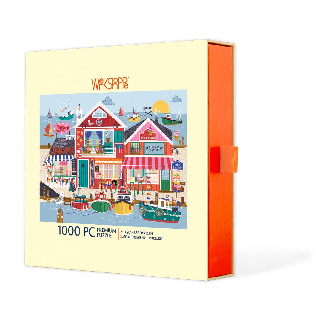 Blue Harbor 1000 Piece Jigsaw Puzzle | WerkShoppe - Jigsaw Puzzles - The Puzzle Center