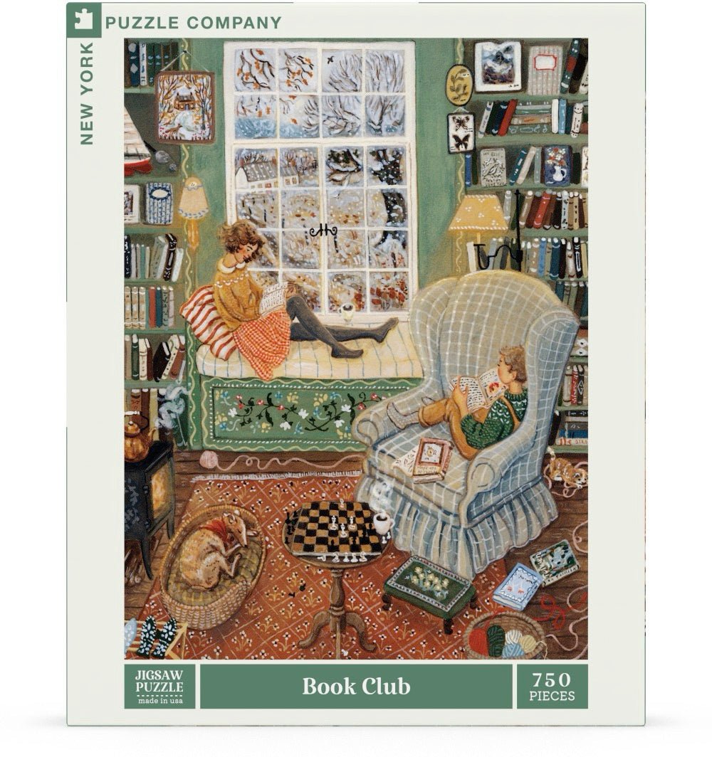 Book Club 750 Piece Jigsaw Puzzle | New York Puzzle Company - Jigsaw Puzzles - The Puzzle Center