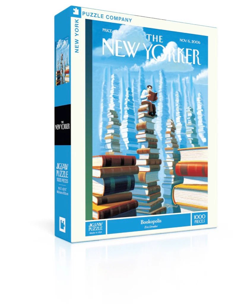 Bookopolis 1000 Piece Jigsaw Puzzle by New York Puzzle Company - New York Puzzle Company - Jigsaw Puzzles - The Puzzle Center -