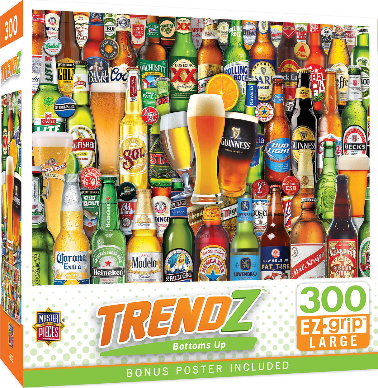 Bottoms Up 300 Piece Trendz Jigsaw Puzzle by Masterpieces - Masterpieces Puzzles - Jigsaw Puzzles - The Puzzle Center