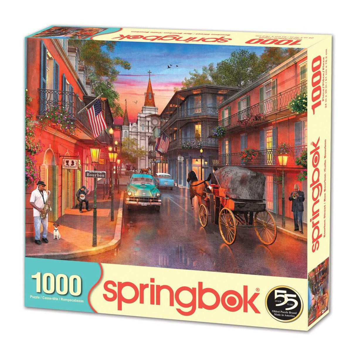 Bourbon Street 1000 Piece Jigsaw Puzzle by Springbok Puzzles - Springbok Puzzles - Jigsaw Puzzles - The Puzzle Center -