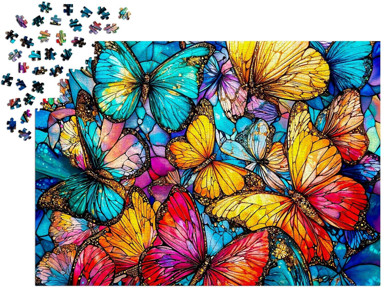 Butterfly Extravaganza 1000 Piece Jigsaw Puzzle | Enjoy Puzzles - Jigsaw Puzzles - The Puzzle Center