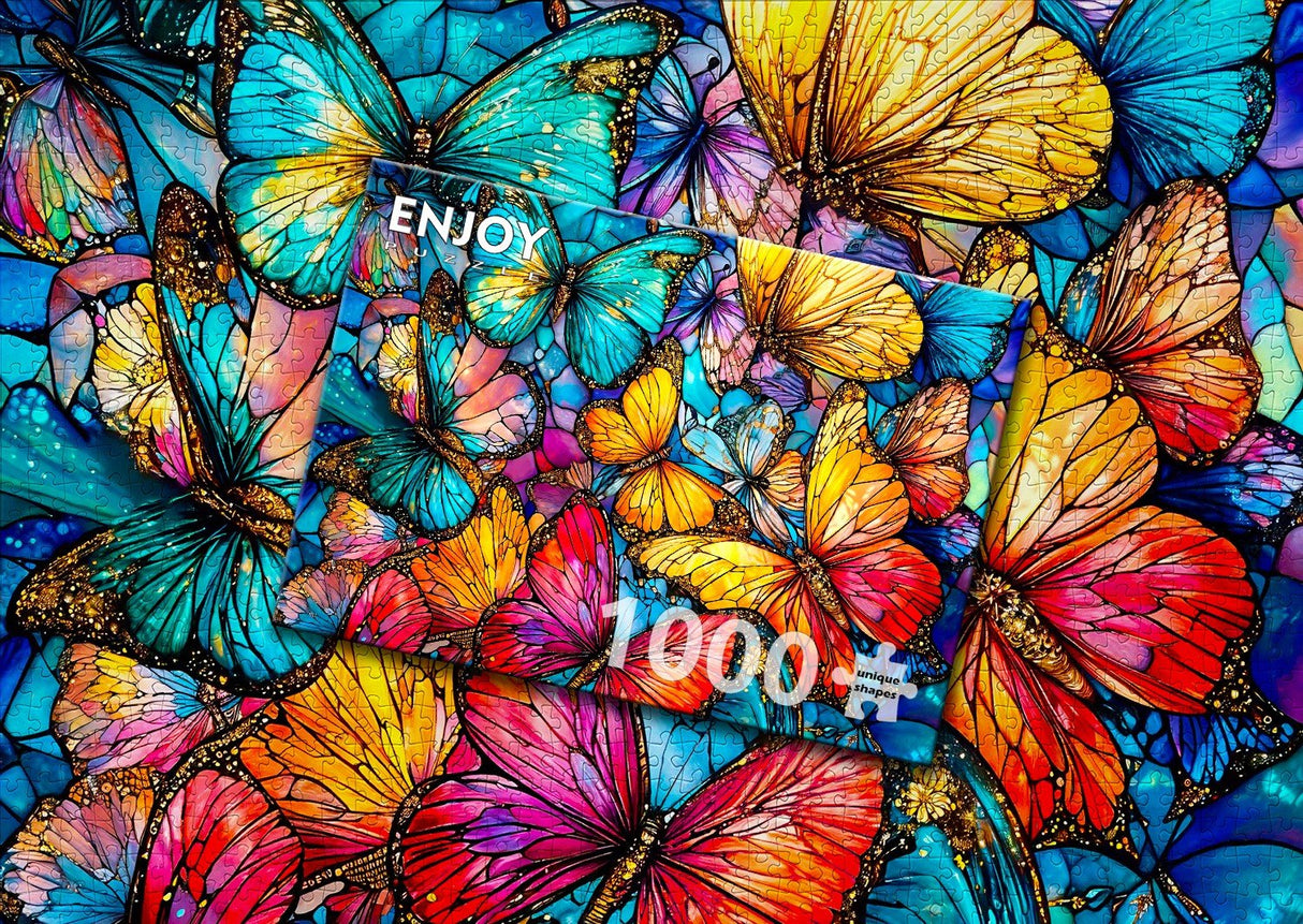 Butterfly Extravaganza 1000 Piece Jigsaw Puzzle | Enjoy Puzzles - Jigsaw Puzzles - The Puzzle Center