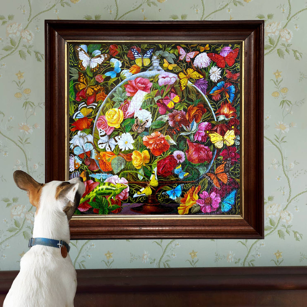 Butterfly Still Life 1000 Piece Jigsaw Puzzle | eeBoo - Jigsaw Puzzles - The Puzzle Center