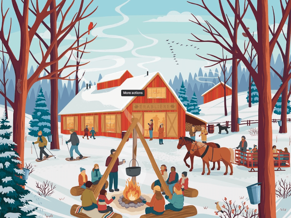 Cabane À Sucre 1000 Piece Jigsaw Puzzle | Villager - Jigsaw Puzzles - The Puzzle Center