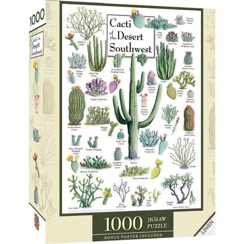 Cacti of the Desert Southwest 1000 Piece Jigsaw Puzzle | Masterpieces - Jigsaw Puzzles - The Puzzle Center