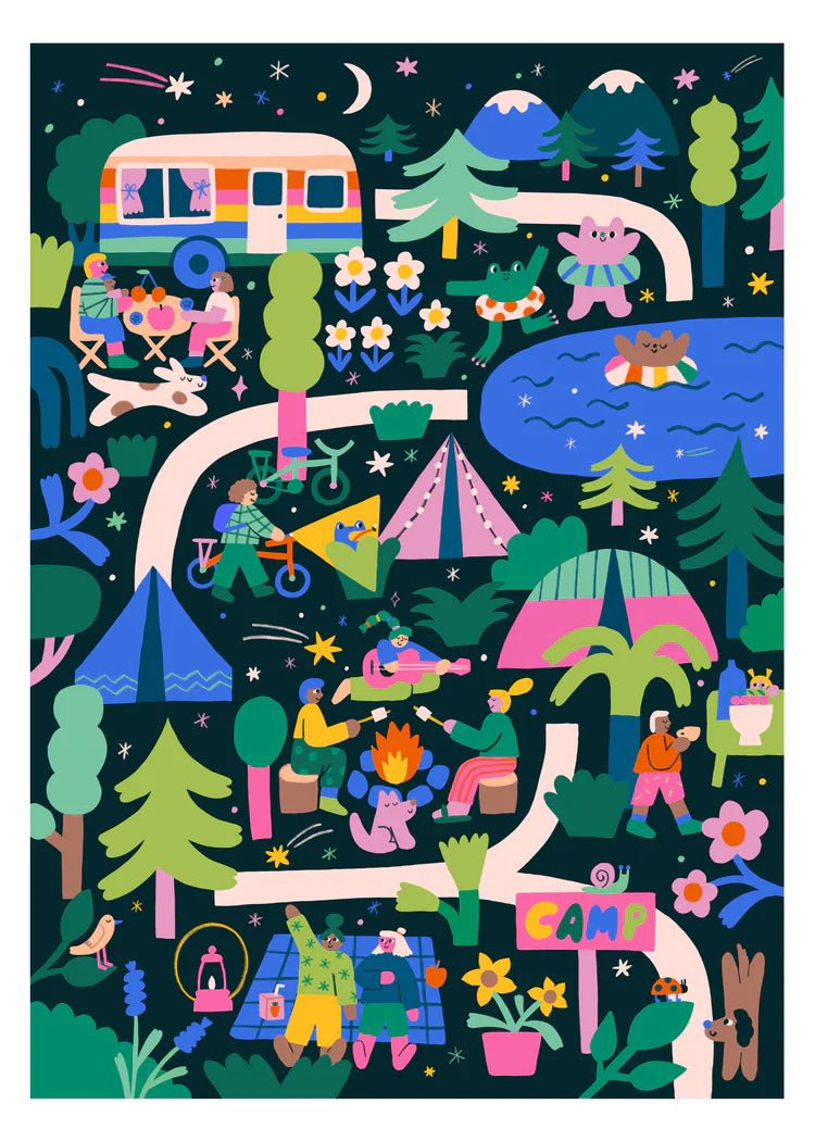 Camp Friendship 1000 Piece Jigsaw Puzzle | Holiyay - Jigsaw Puzzles - The Puzzle Center