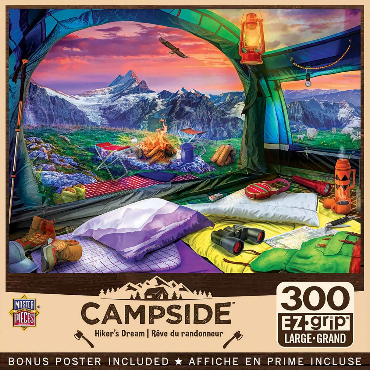 Campside Hiker's Dream 300 Piece EZ Grip Jigsaw Puzzle | Masterpieces - Jigsaw Puzzles - The Puzzle Center