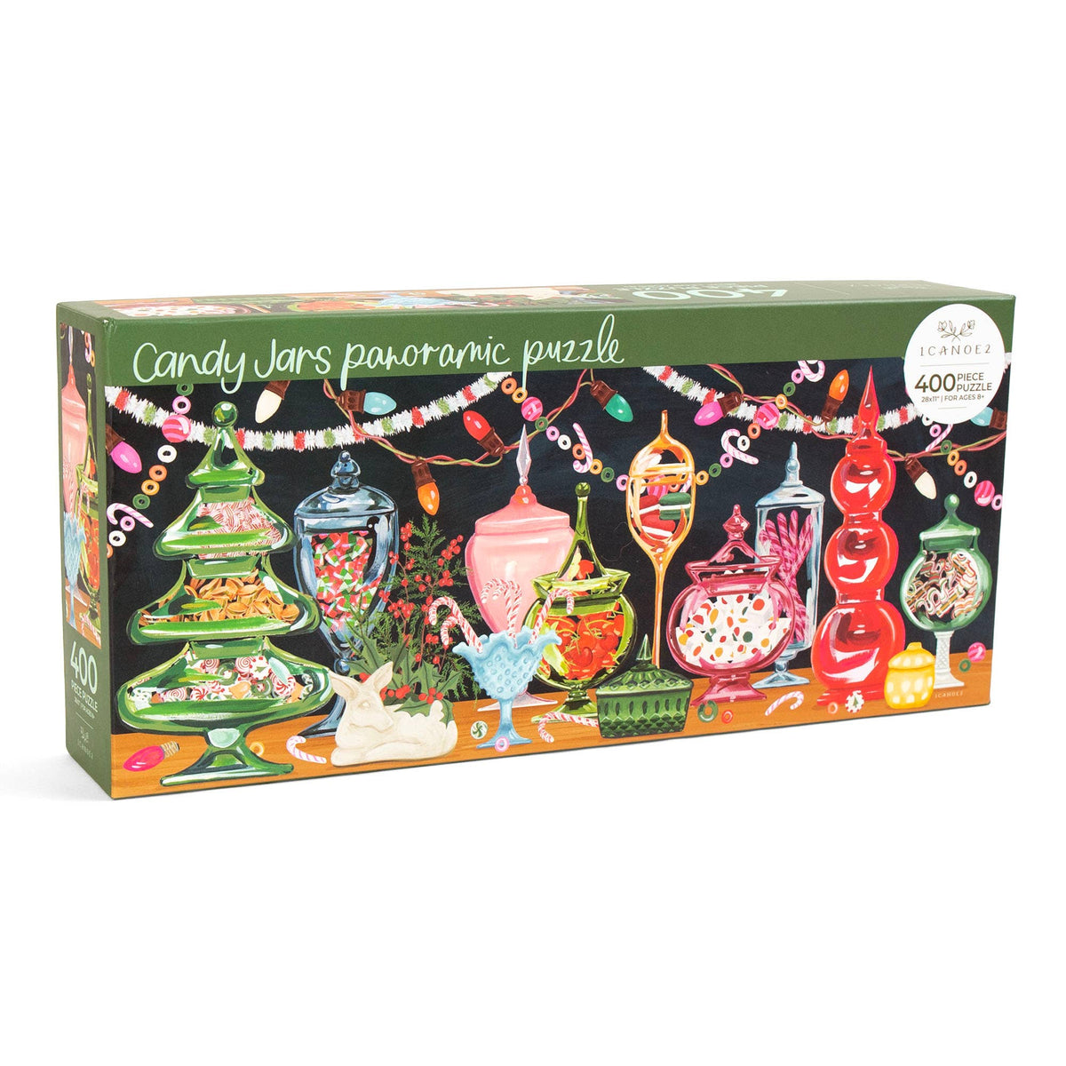 Candy Jars Panoramic 400 Piece Jigsaw Puzzle | 1Canoe2 - Jigsaw Puzzles - The Puzzle Center