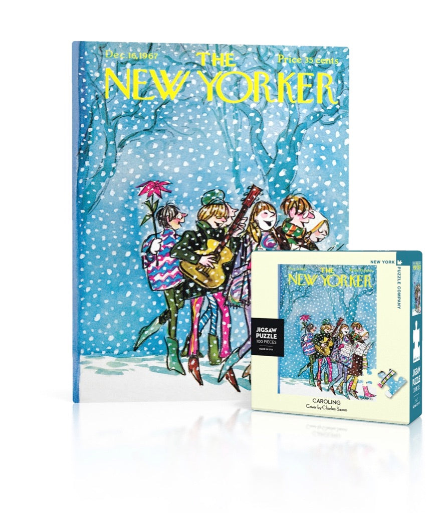 Caroling 100 Piece Mini Jigsaw Puzzle | New York Puzzle Company