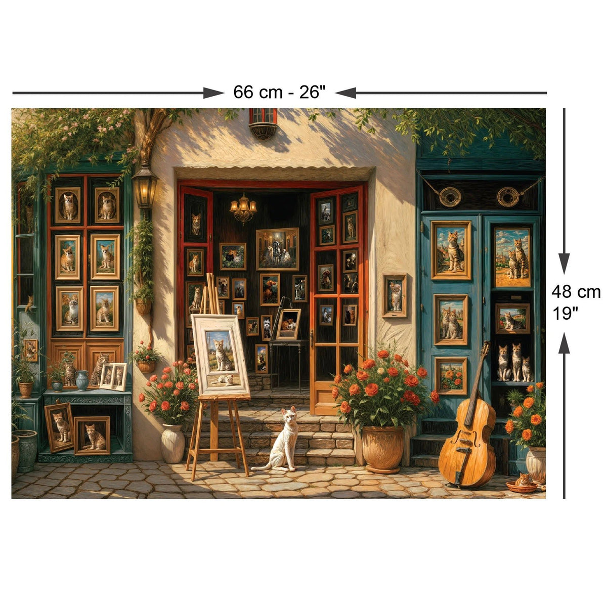 Cat Gallery 1000 Piece Jigsaw Puzzle | Anatolian - Jigsaw Puzzles - The Puzzle Center