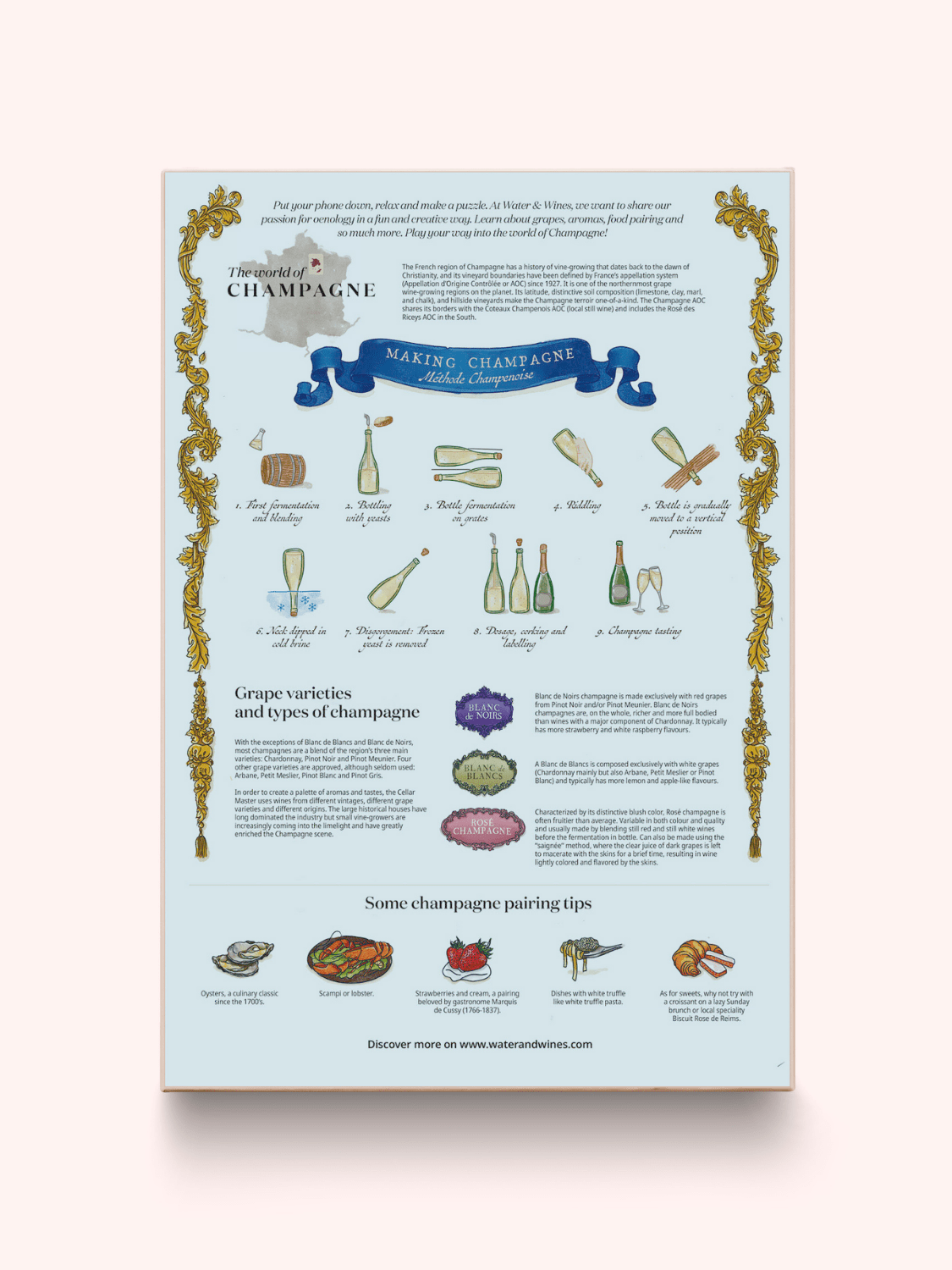 Champagne Wine 1000 Piece Jigsaw Puzzle | Water & Wines - Jigsaw Puzzles - The Puzzle Center