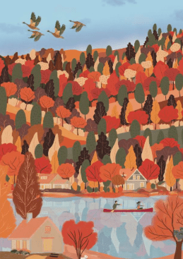 Changing Seasons 1000 Piece JIgsaw Puzzle | Villager - Jigsaw Puzzle - The Puzzle Center