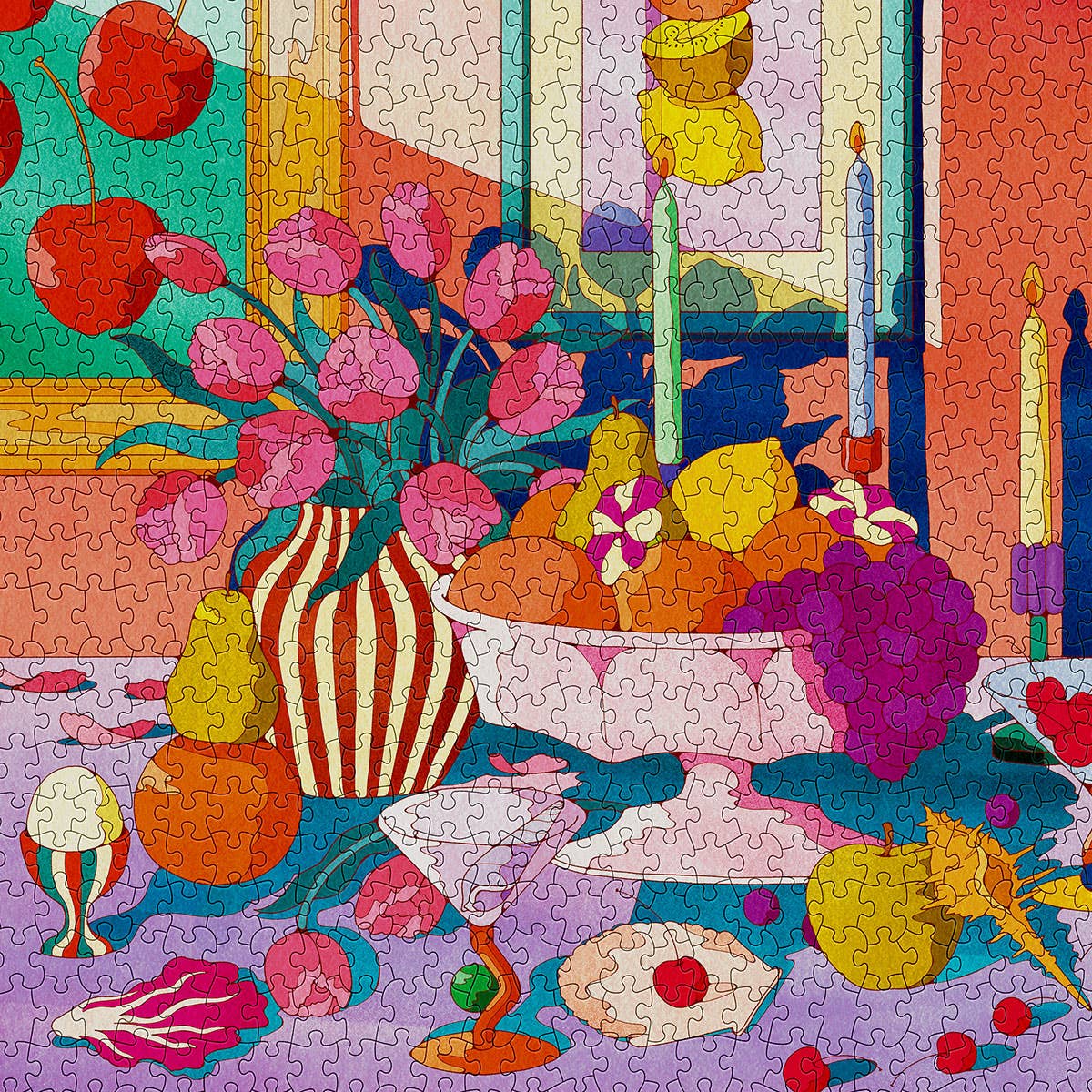 Cherries 1000 Piece Jigsaw Puzzle | Cloudberries - Jigsaw Puzzles - The Puzzle Center