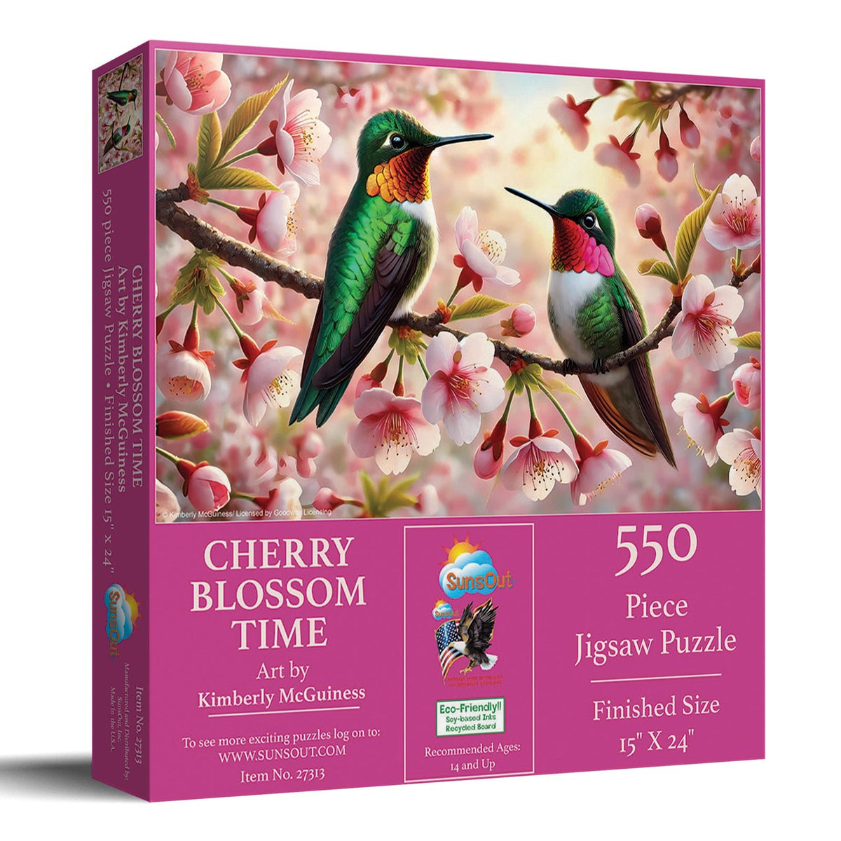 Cherry Blossom Time 550 Piece Jigsaw Puzzle | SunsOut - Jigsaw Puzzles - The Puzzle Center