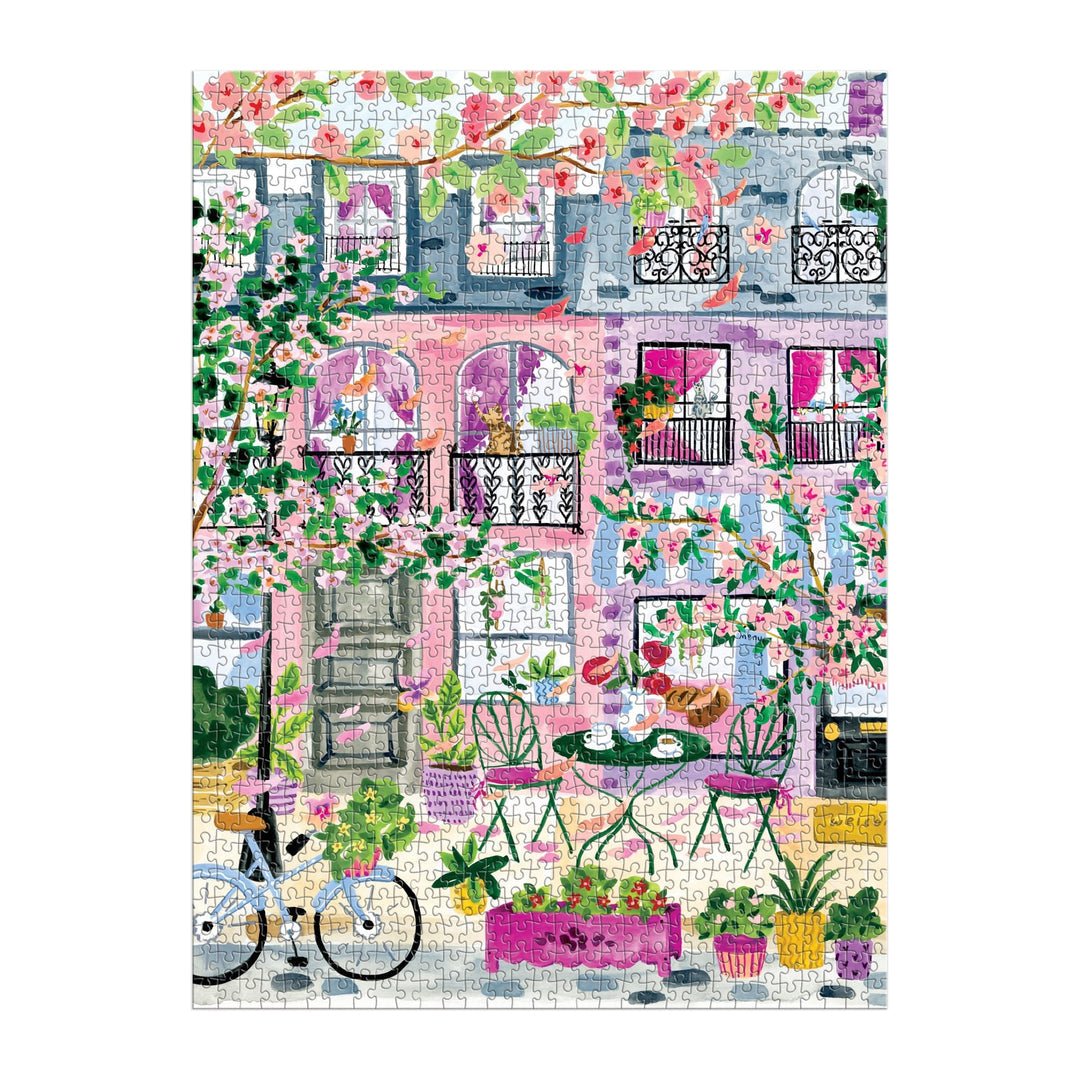 Cherry Lane Blossoms 1000 Piece Jigsaw Puzzle | Galison - Jigsaw Puzzles - The Puzzle Center
