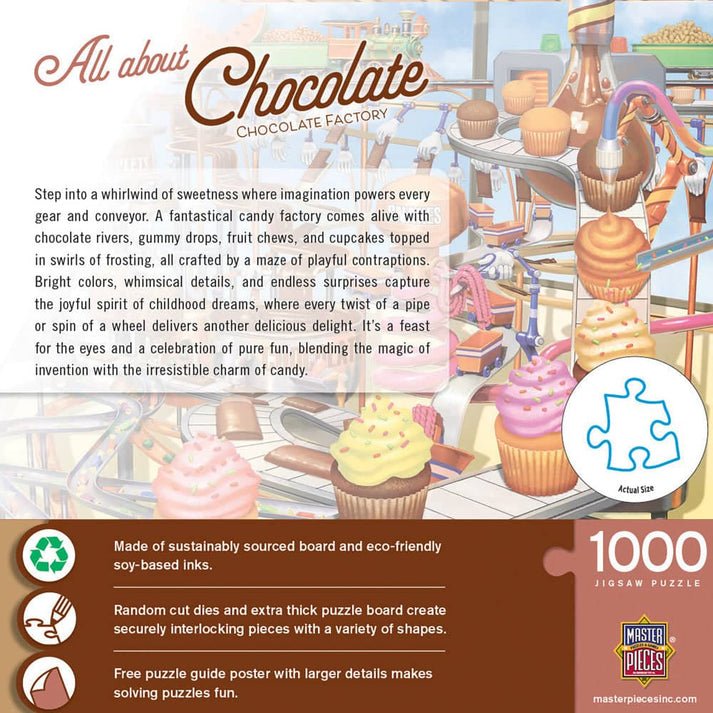 Chocolate Factory 1000 Piece Jigsaw Puzzle | Masterpieces - Jigsaw Puzzles - The Puzzle Center