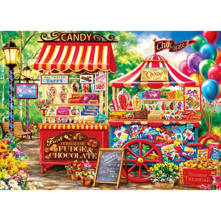 Chocolate Stand 1000 Piece Jigsaw Puzzle | Masterpieces - Jigsaw Puzzles - The Puzzle Center