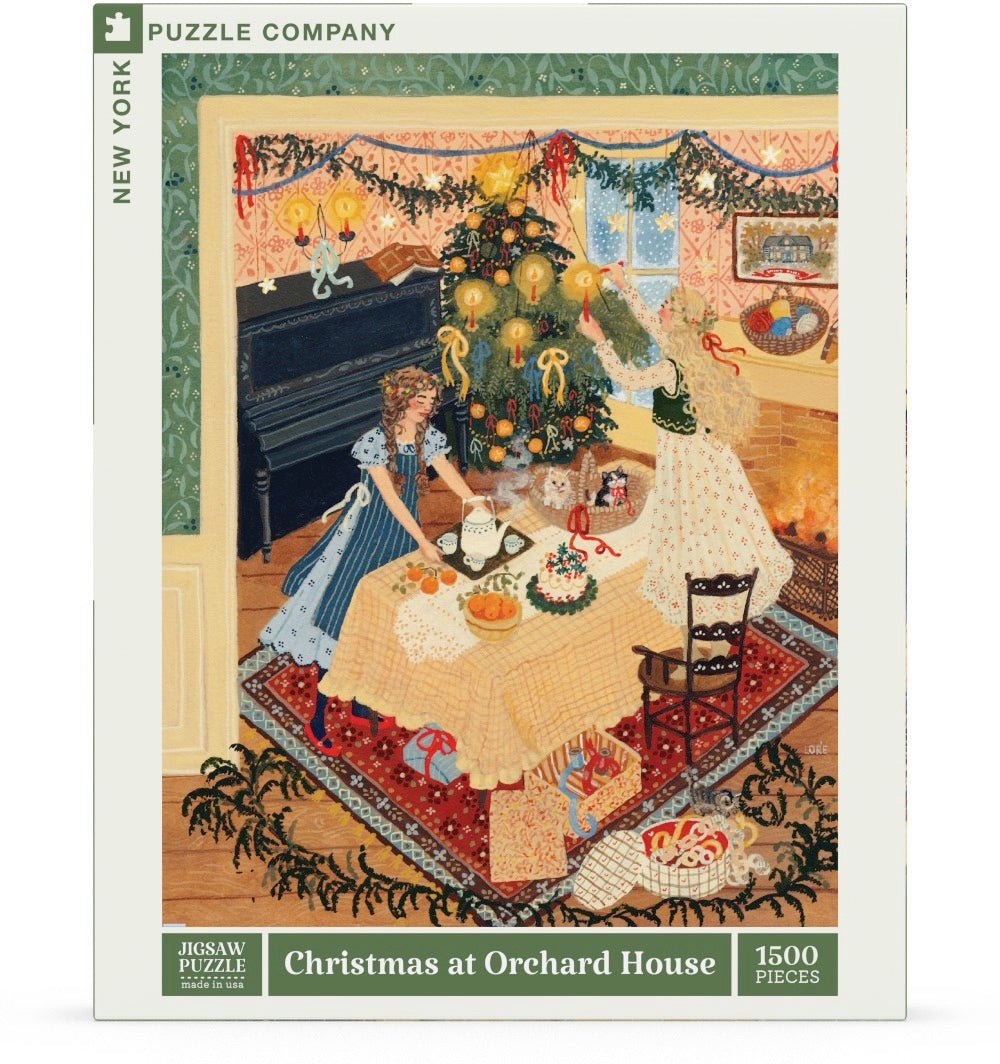 Christmas at Orchard House 1500 Piece Jigsaw Puzzle | New York Puzzle Company - Jigsaw Puzzles - The Puzzle Center