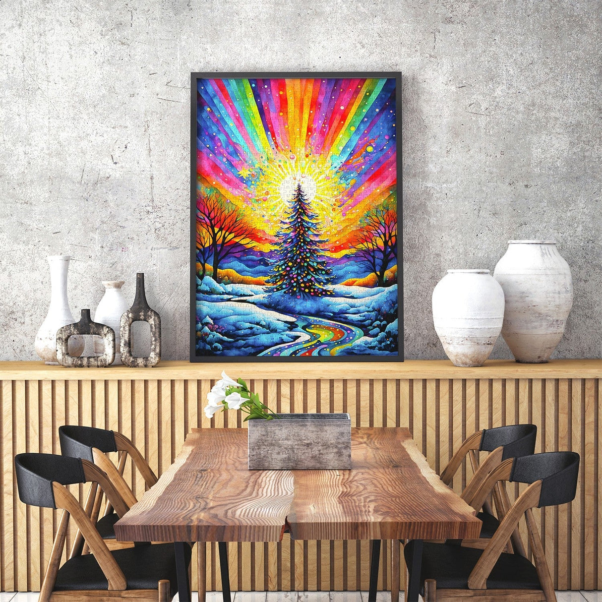 Christmas Tree Celebration 1000 Piece Jigsaw Puzzle | Enjoy Puzzles - Jigsaw Puzzles - The Puzzle Center