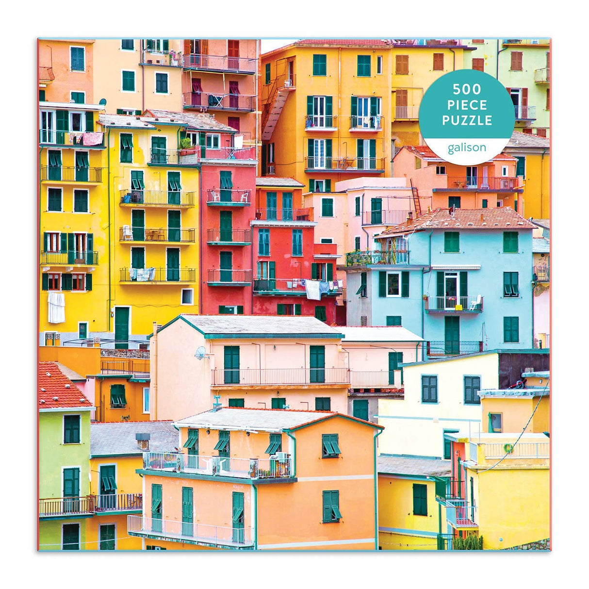 Ciao from Cinque Terre 500 Piece Puzzle by Galison - Galison - Jigsaw Puzzles - The Puzzle Center -