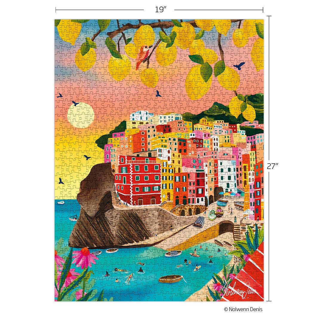 Cinque Terre 1000 Piece Jigsaw Puzzle | WerkShoppe - Jigsaw Puzzles - The Puzzle Center