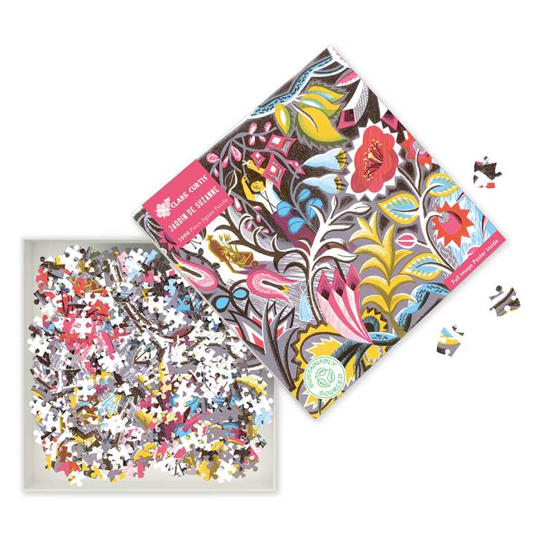 Clare Curtis: Jardin de Suzanne 1000 Piece Puzzle by Flame Tree - Flame Tree - Jigsaw Puzzles - The Puzzle Center -