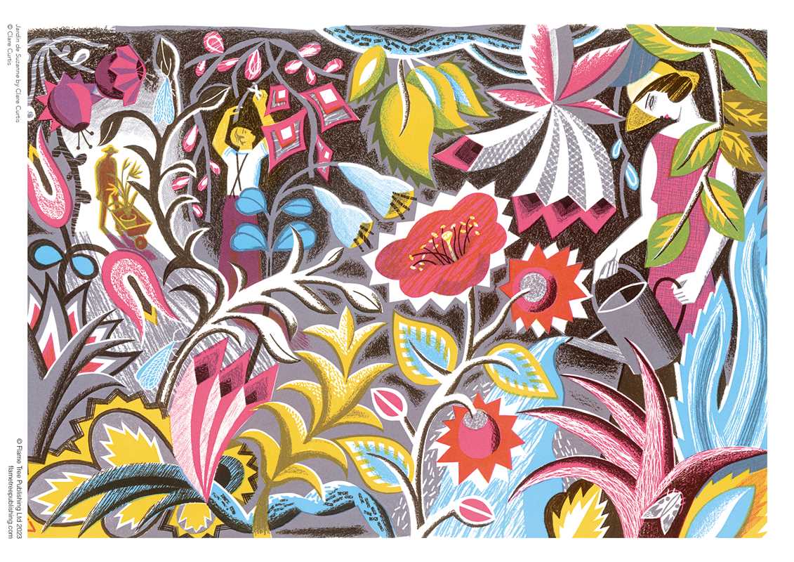 Clare Curtis: Jardin de Suzanne 1000 Piece Puzzle by Flame Tree - Flame Tree - Jigsaw Puzzles - The Puzzle Center -