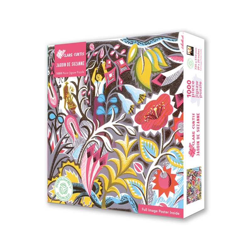 Clare Curtis: Jardin de Suzanne 1000 Piece Puzzle by Flame Tree - Flame Tree - Jigsaw Puzzles - The Puzzle Center -