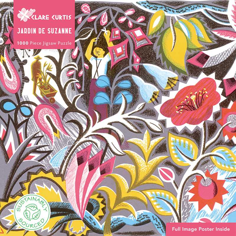 Clare Curtis: Jardin de Suzanne 1000 Piece Puzzle by Flame Tree - Flame Tree - Jigsaw Puzzles - The Puzzle Center -