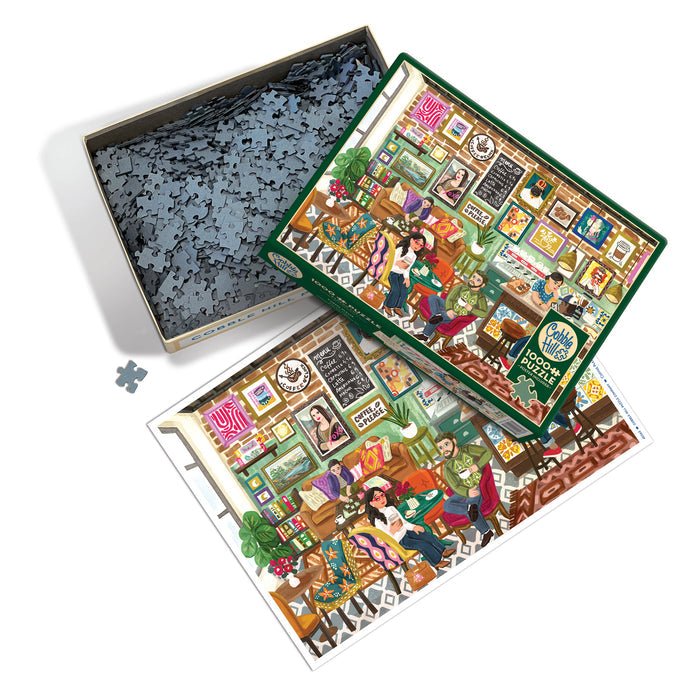 Coffee Please 1000 Piece Jigsaw Puzzle | Cobble Hill - Jigsaw Puzzles - The Puzzle Center